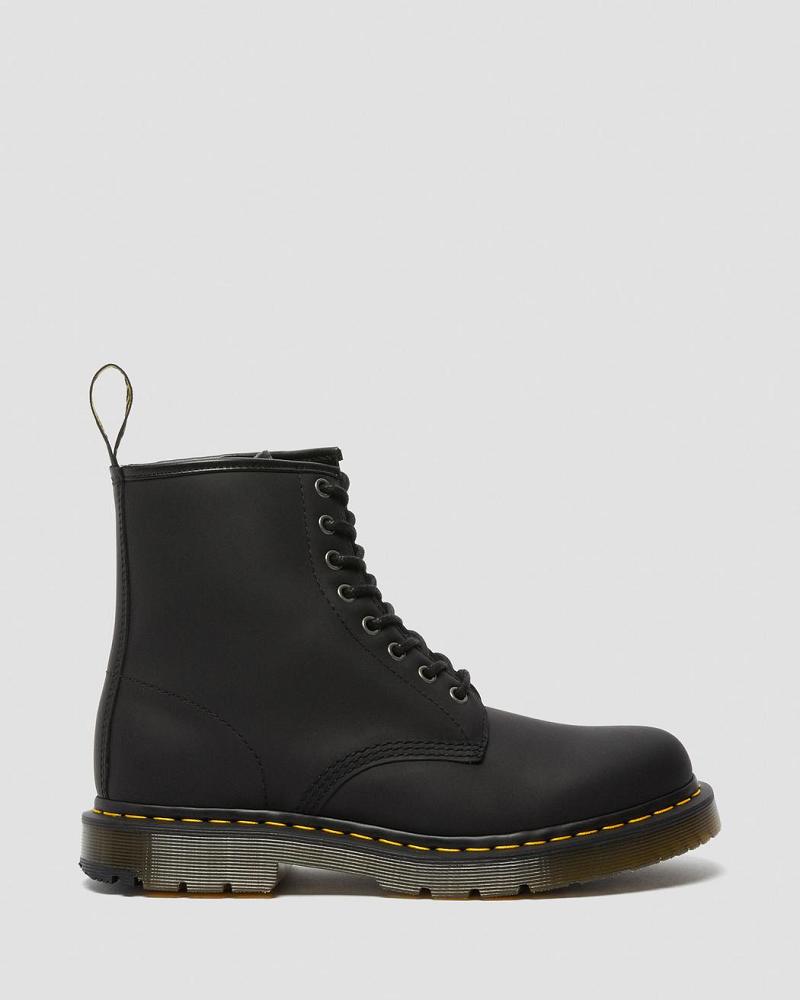 Dr Martens 1460 DM's Wintergrip Arbejdsstøvler Dame Sort | DK 392AHK